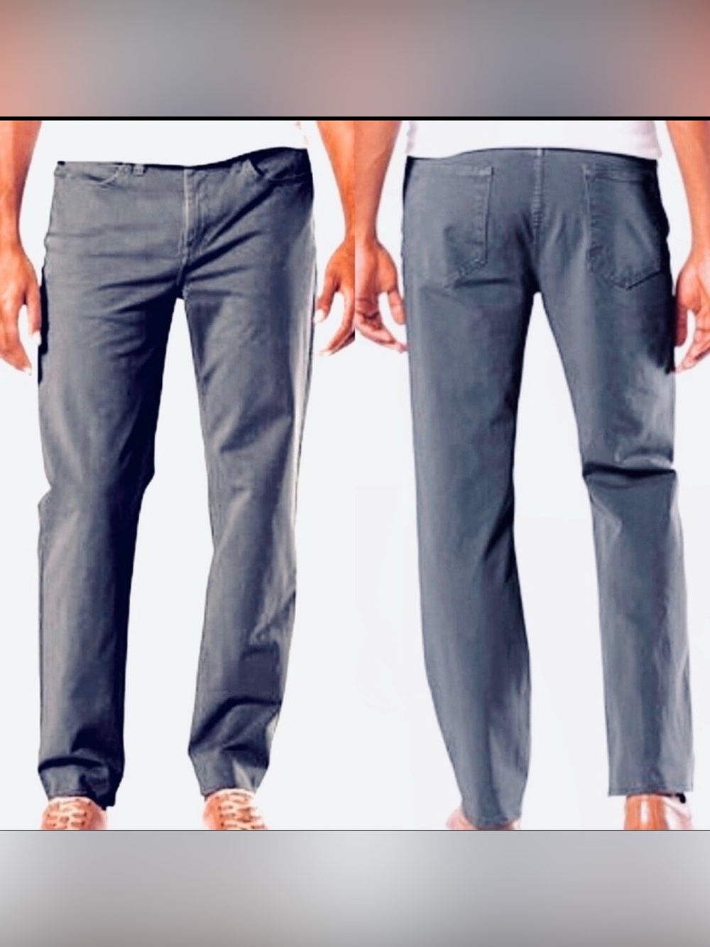 Dockers Dark Gray Straight Leg Stretch Fit Jean Size 32/30 NWT